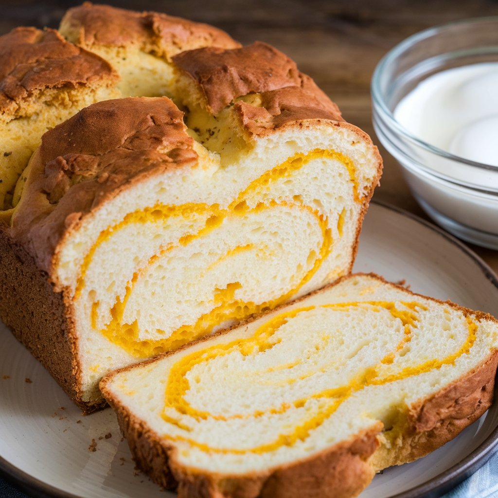 Protein-Rich Egg White and Cottage Cheese Bread