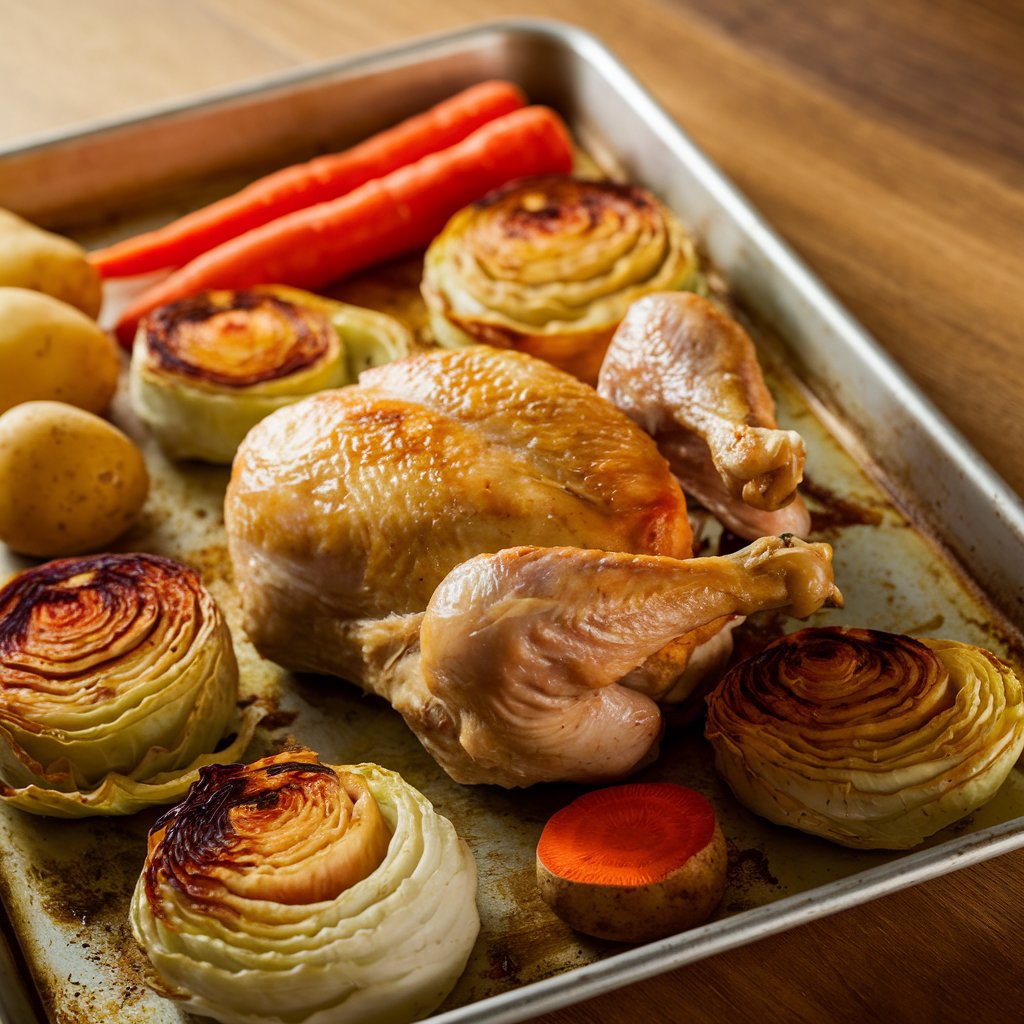 Savory Baked Chicken and Cabbage Recipe