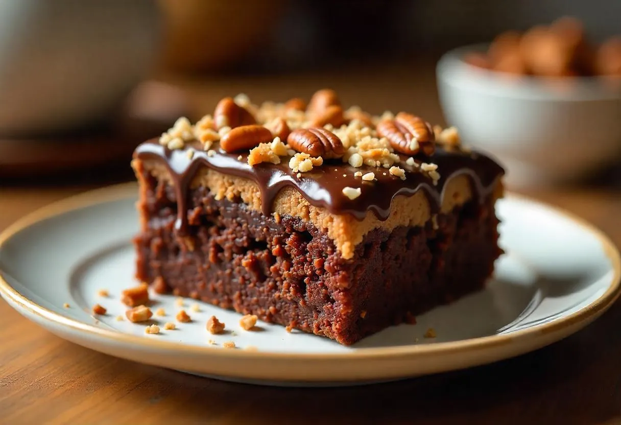 Making German Chocolate Poke Cake That Melts Hearts