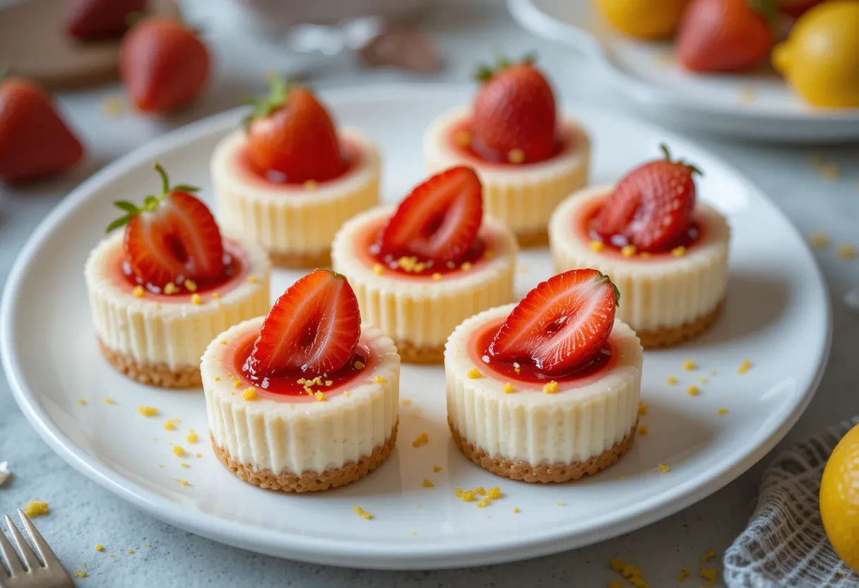 Luscious Strawberry Lemon Cheesecake: A Sweet