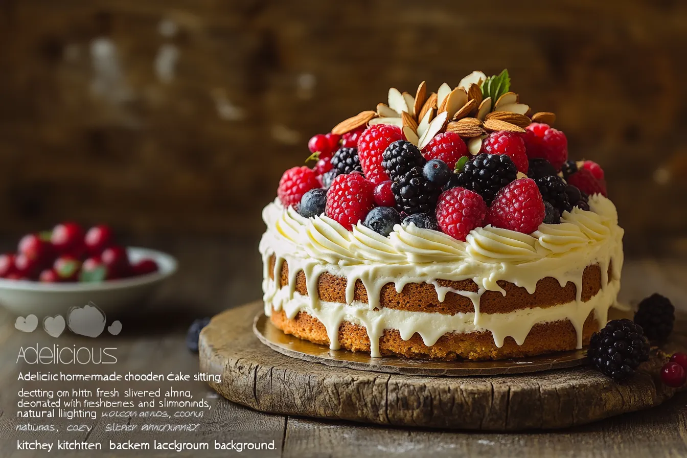 The Ultimate Almond and White Chocolate Cake Recipe You’ll Fall in Love With