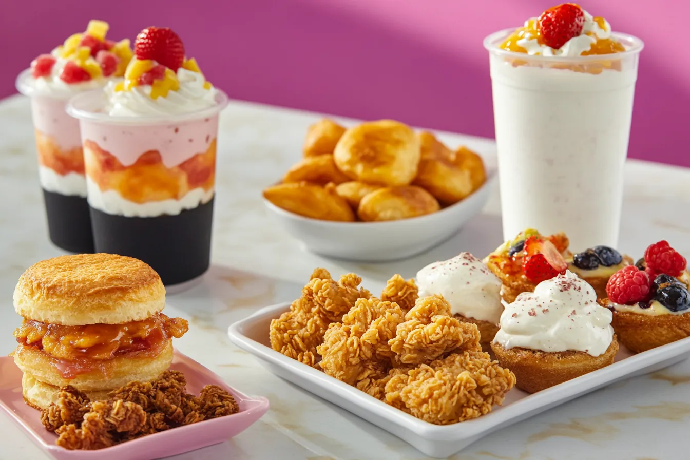 Chick-fil-A breakfast menu with calorie info