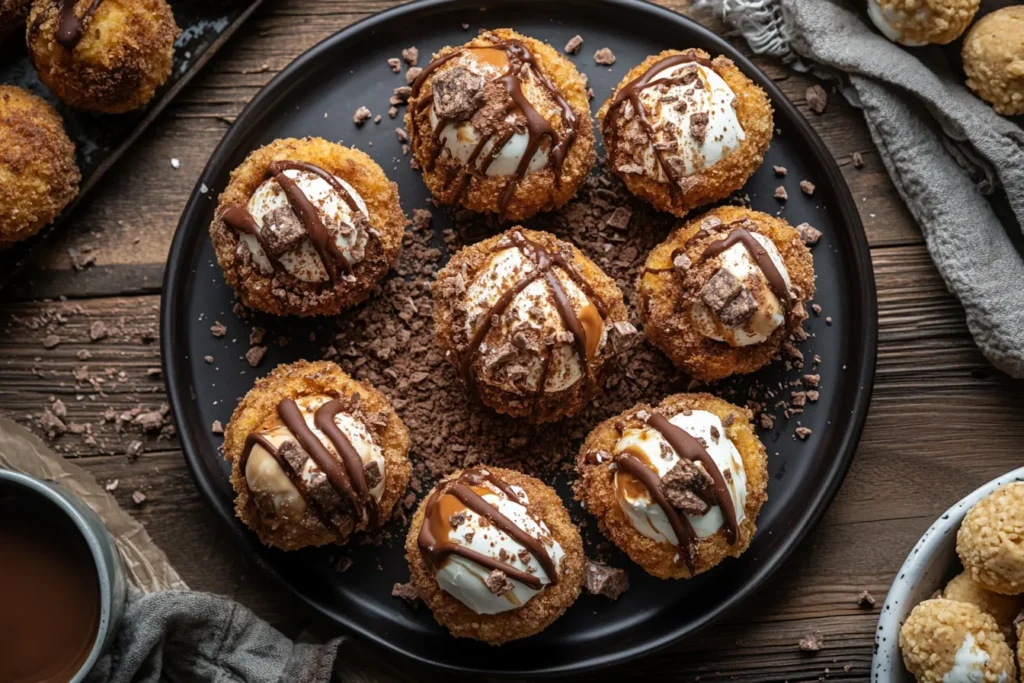 A plate with different types of s’mores bombs