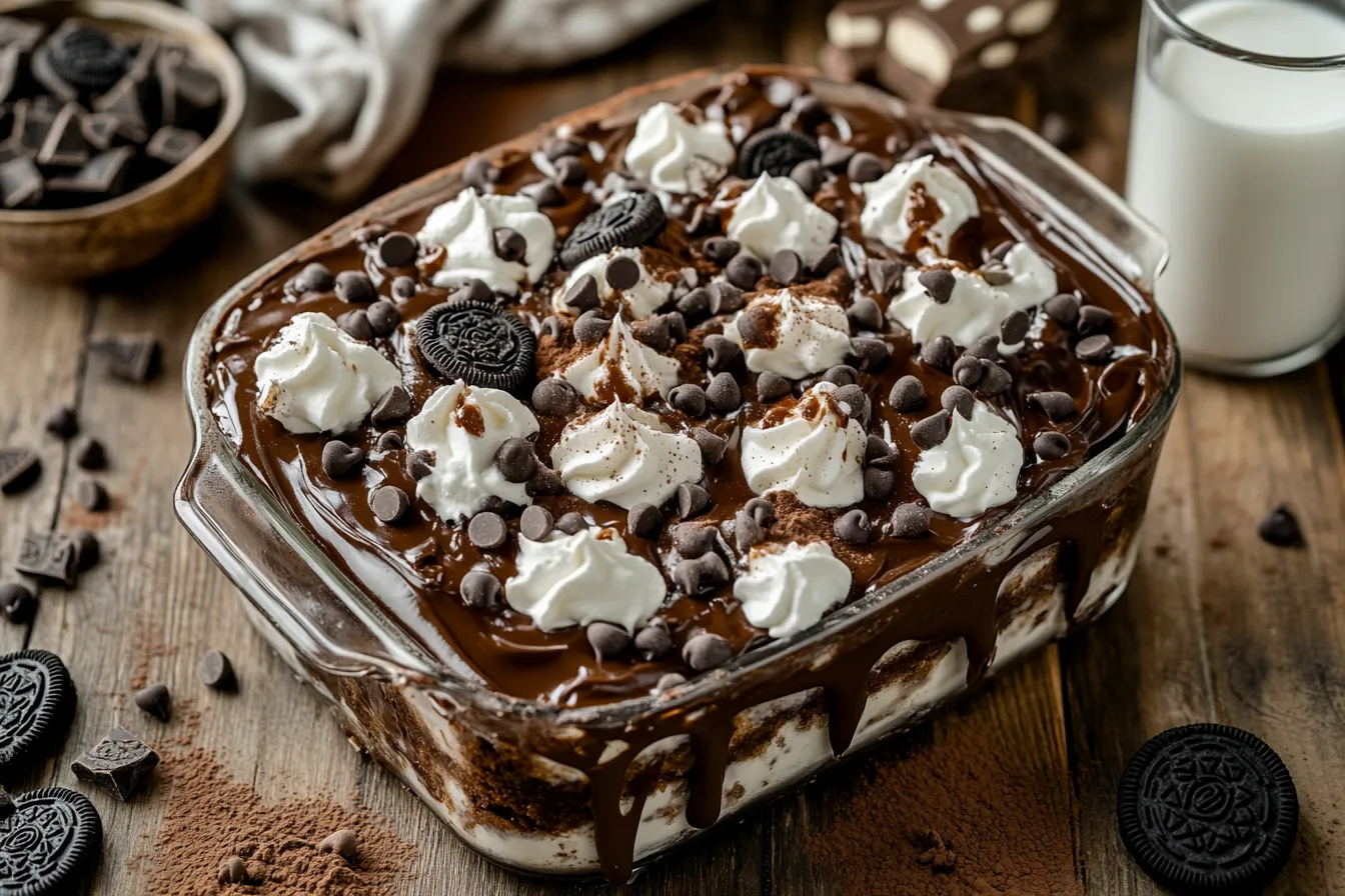 Death by Chocolate Poke Cake Explosion