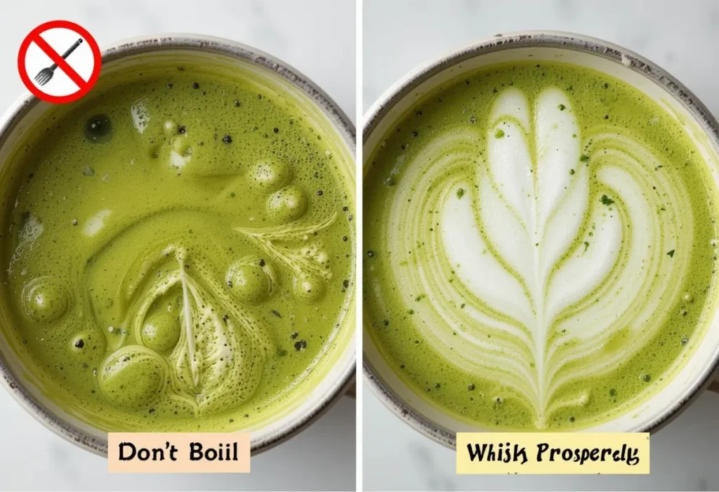 Matcha preparation errors