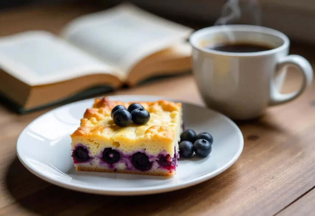 Breakfast served with coffee