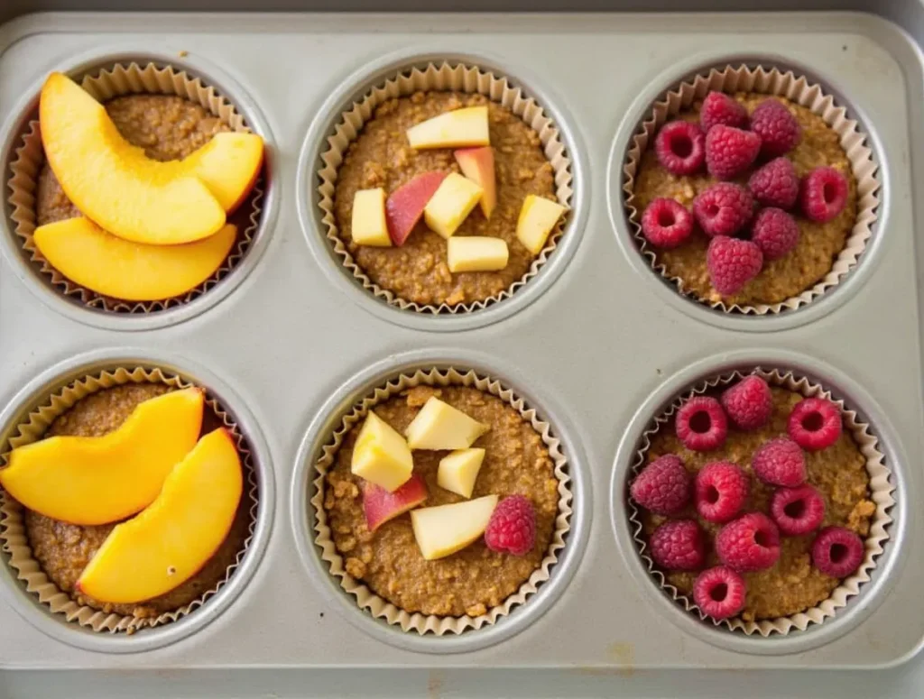 Different variations of cottage cheese breakfast bake