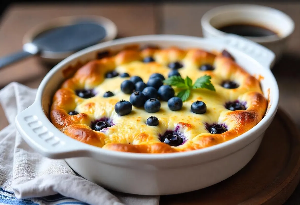 Blueberry Cottage Cheese Breakfast Bake: A Delicious & Healthy Morning Delight