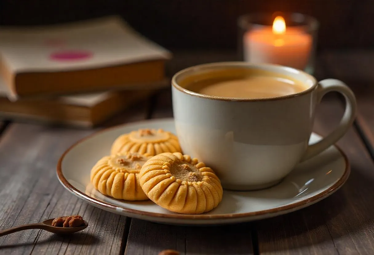 Plate of Salpores with coffee