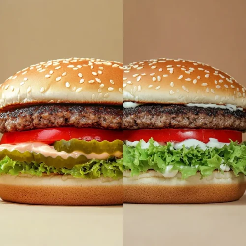 Burger King Whopper in ad vs real life