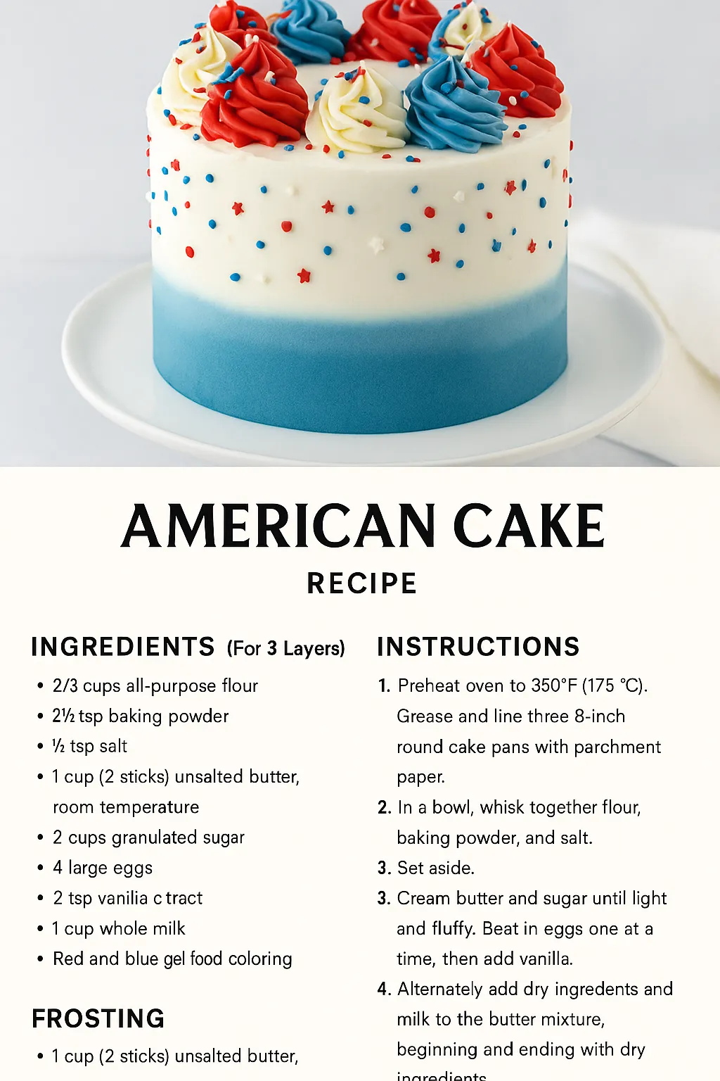 cake recipes