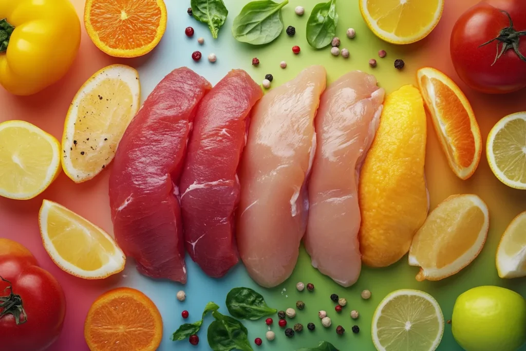nutrition chart for 6 oz chicken breast