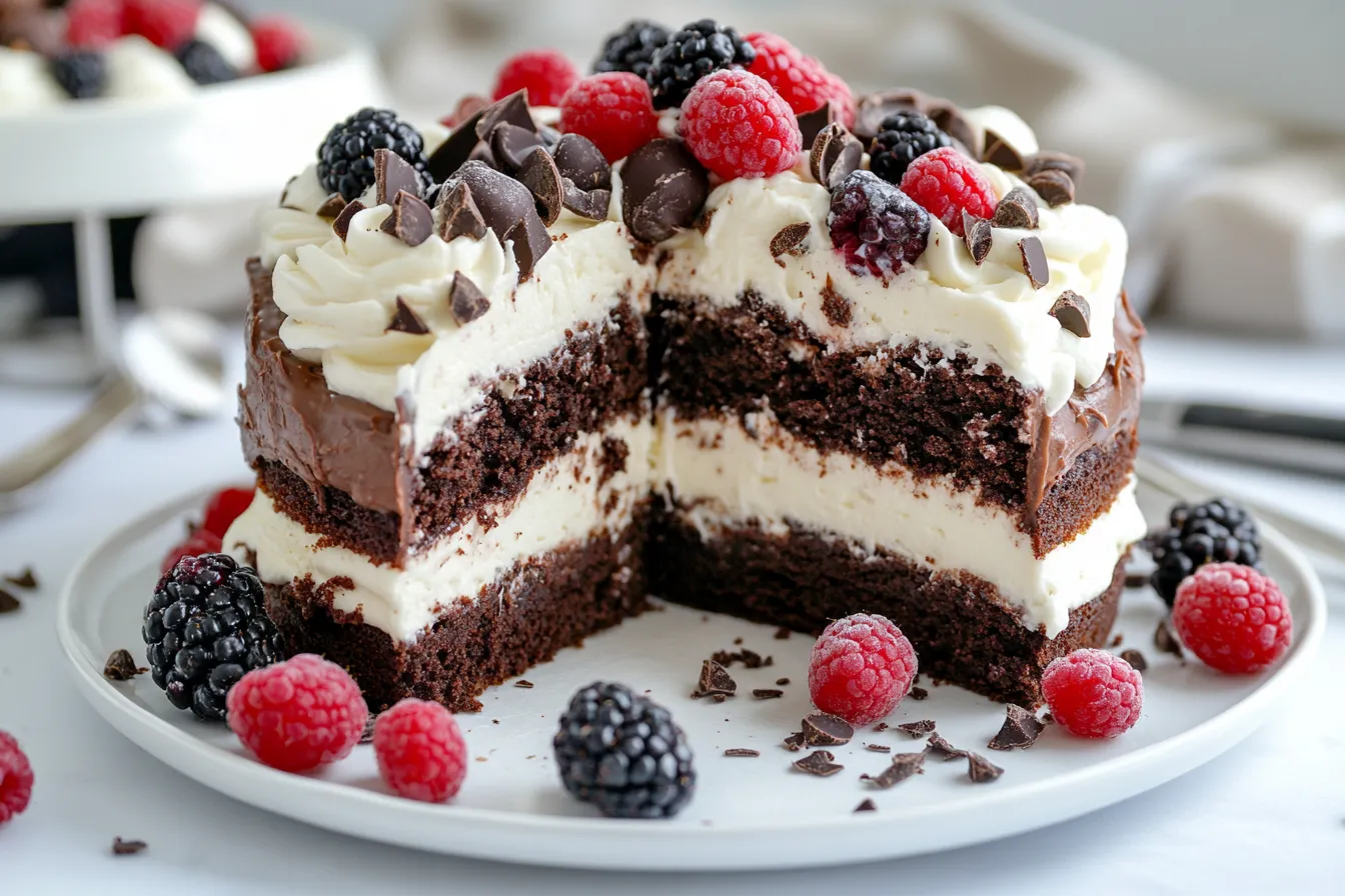 Brownie Refrigerator Cake Recipe: 10-Minute No-Bake Delight