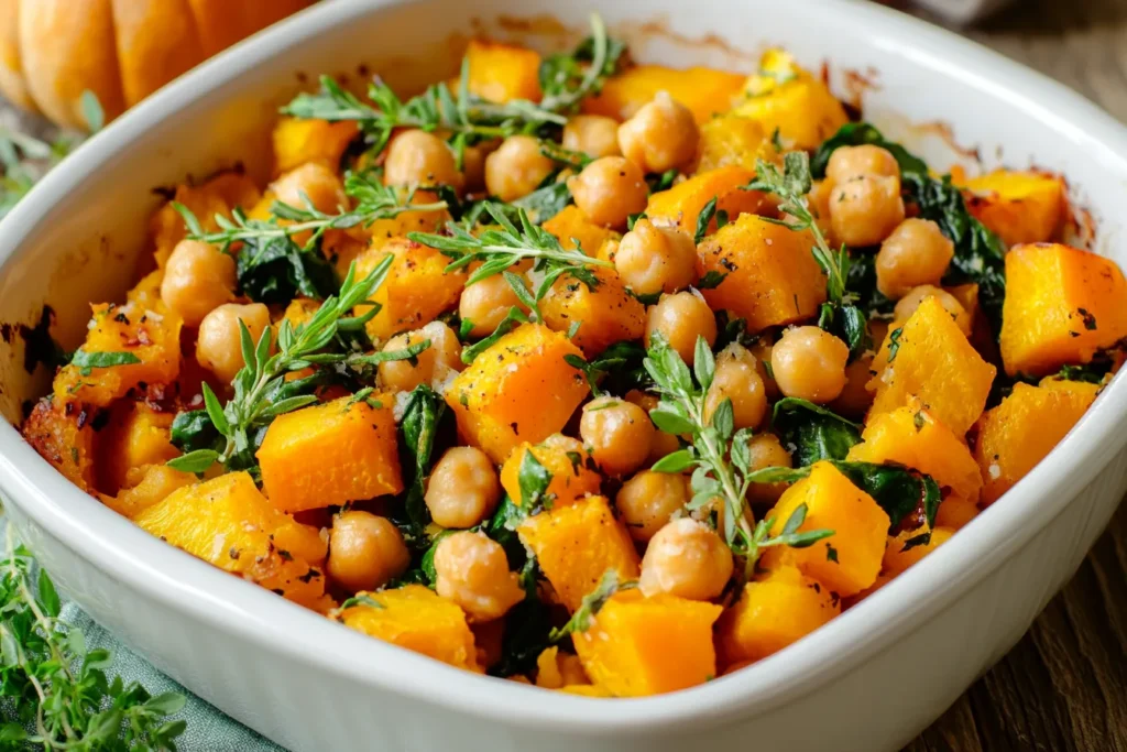 A variation of the casserole with added greens.