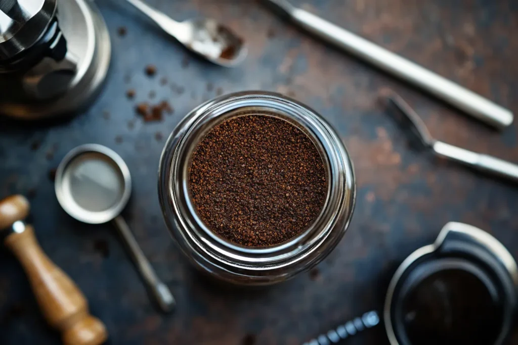 Step-by-step process of brewing cold brew coffee at home