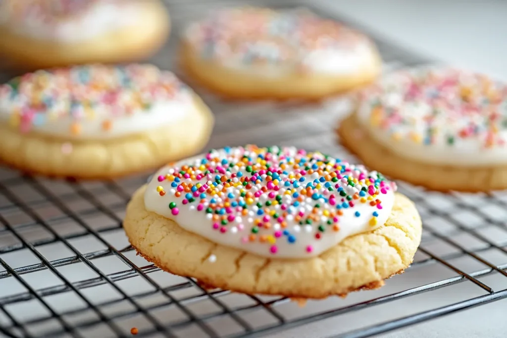 decorated sugar cookies with sprinkles