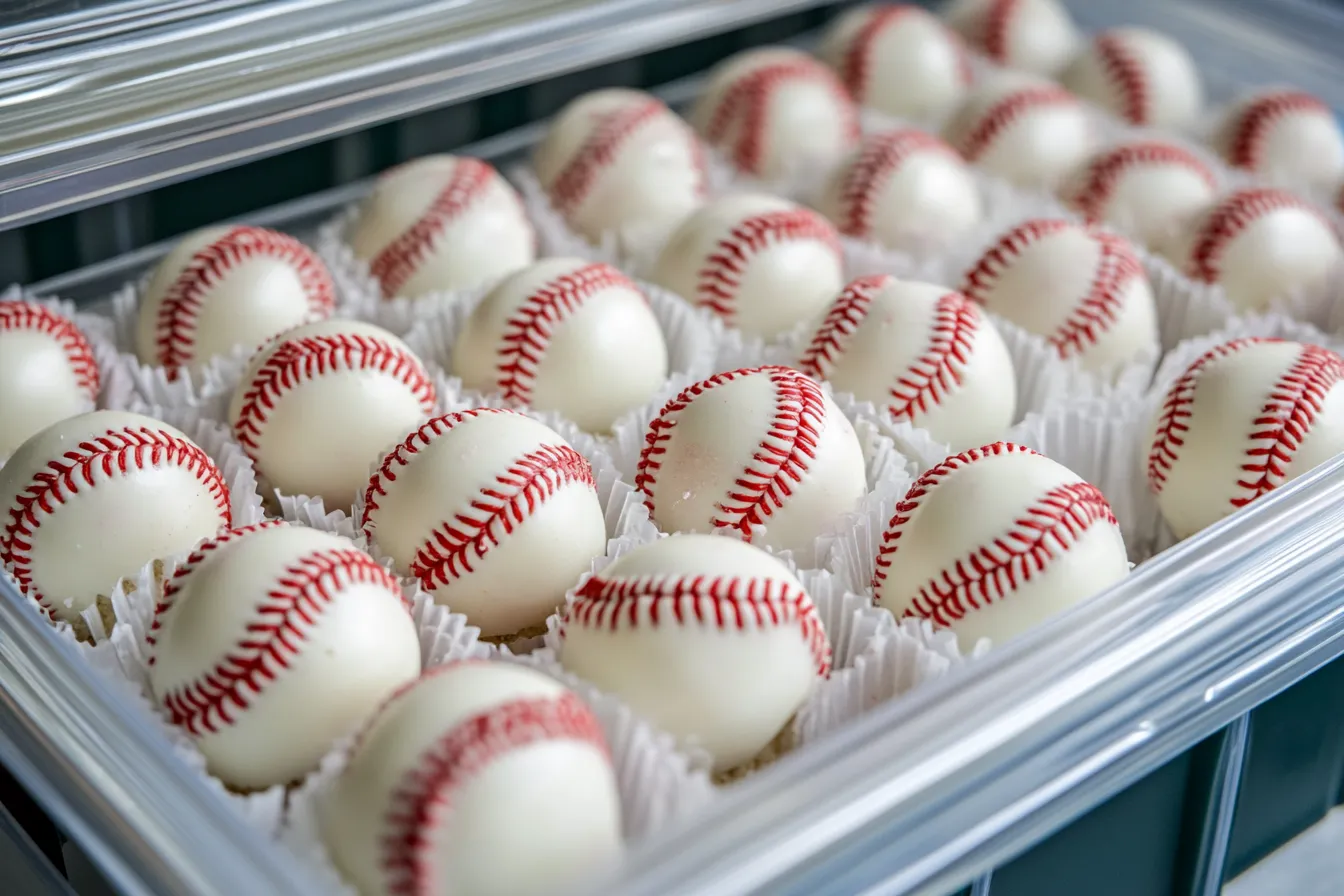 Cake pops in transport container