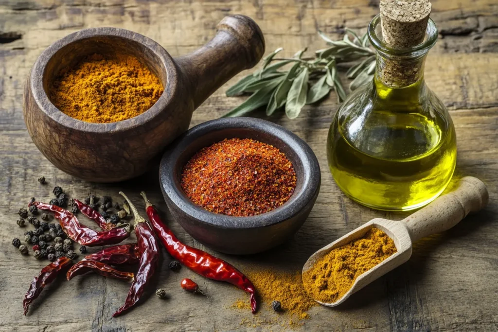 Ingredients for harissa