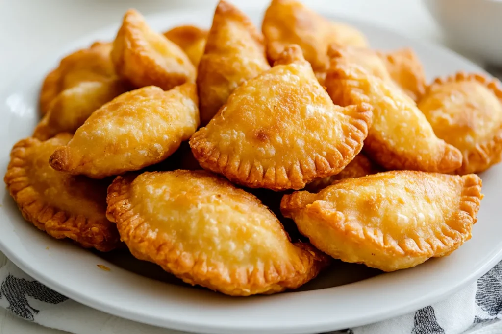 Crispy golden fried dumplings