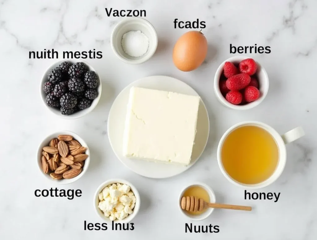 Fresh Ingredients for Protein Bowl