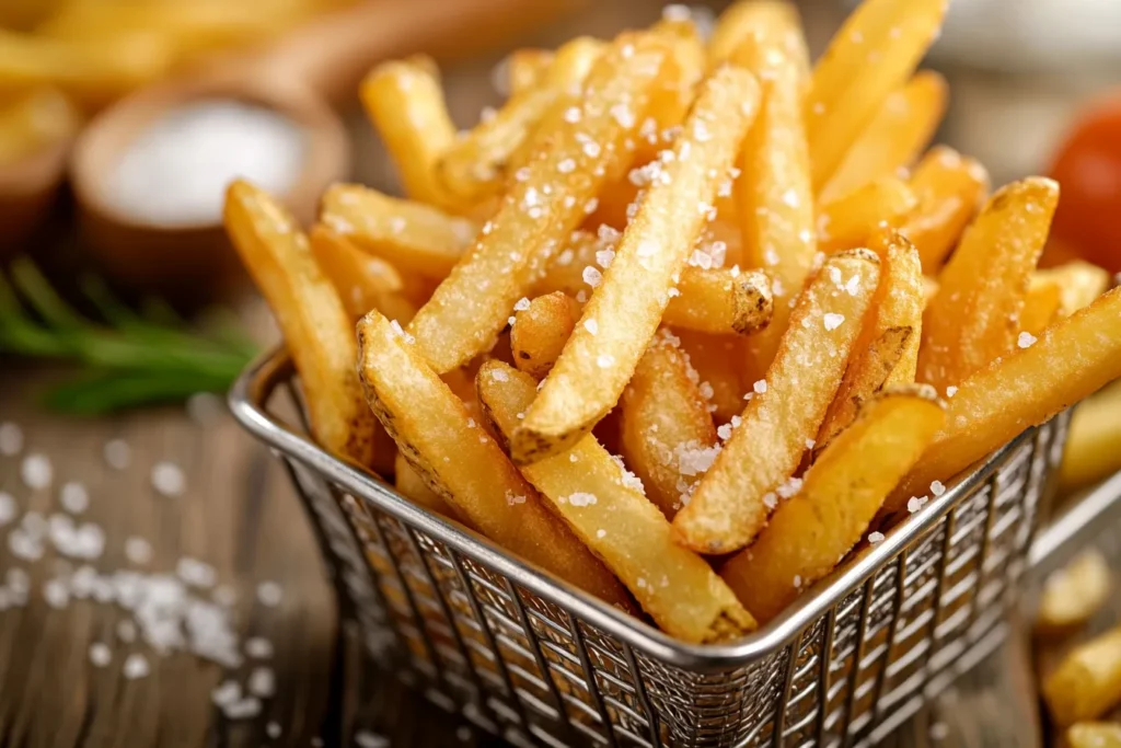 Crispy hand-cut fries