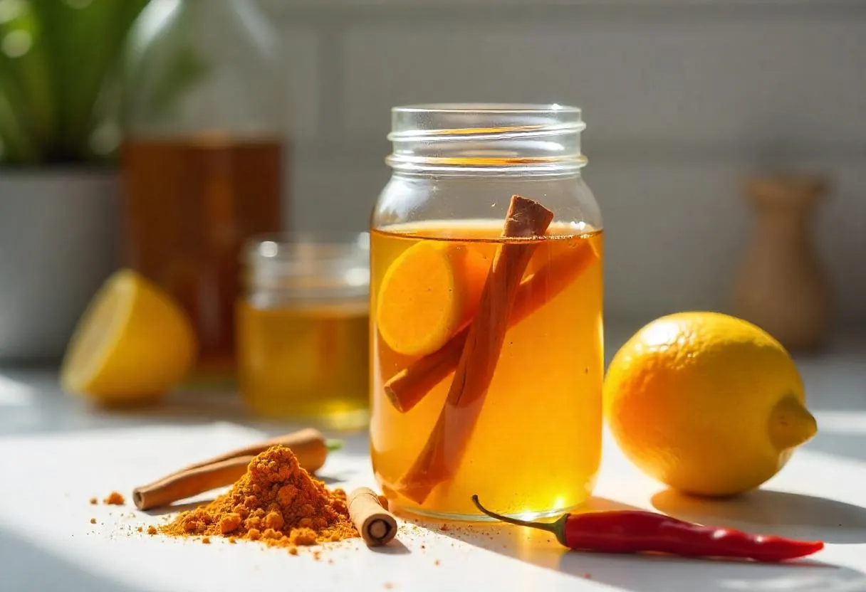 Advanced natural mounjaro drink with spices and ACV