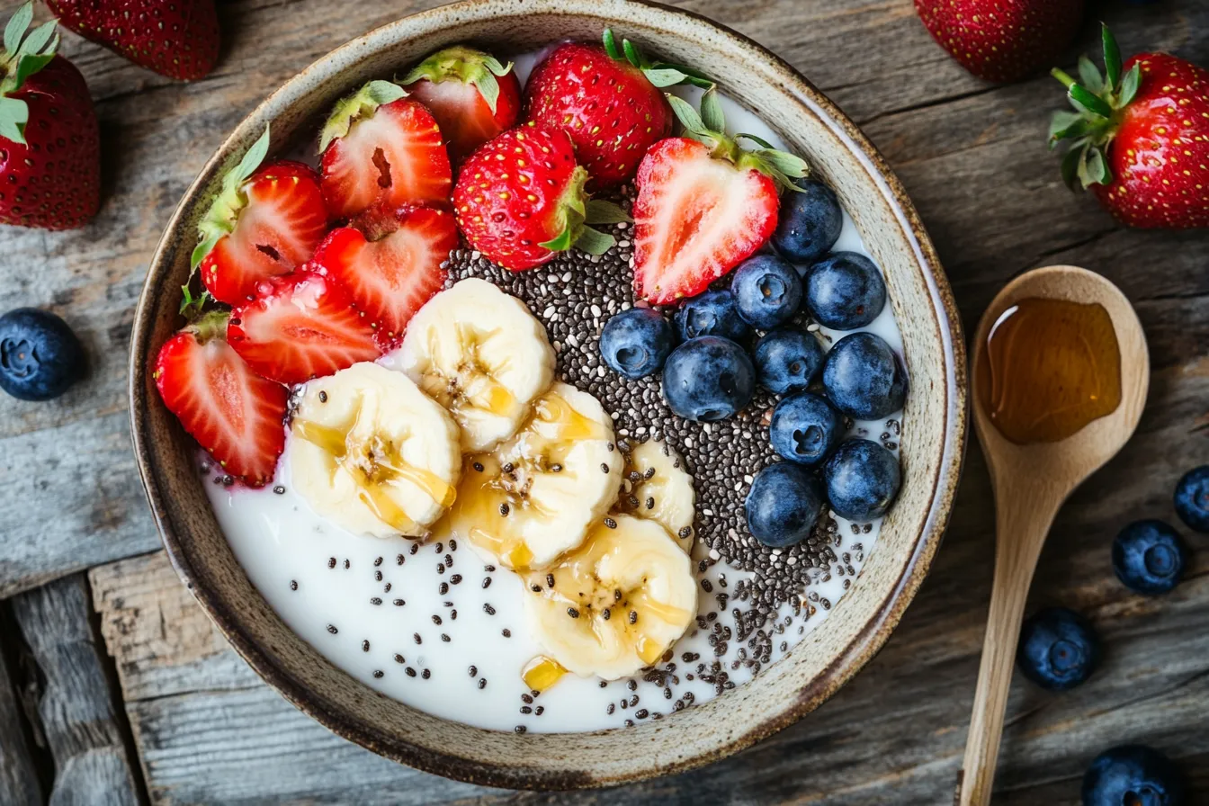 High-Protein Greek Yogurt Bowl with Toppings