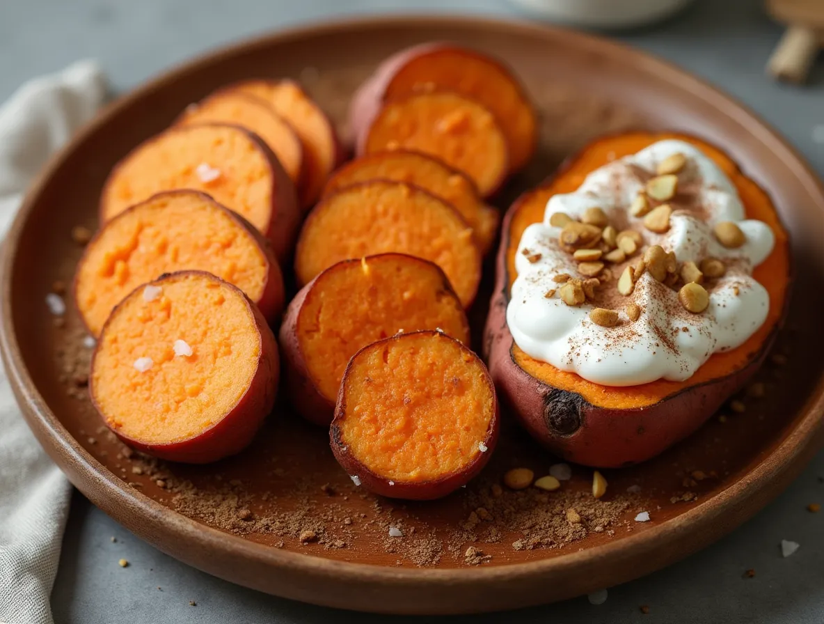 Sweet potato meal prep ideas and toppings