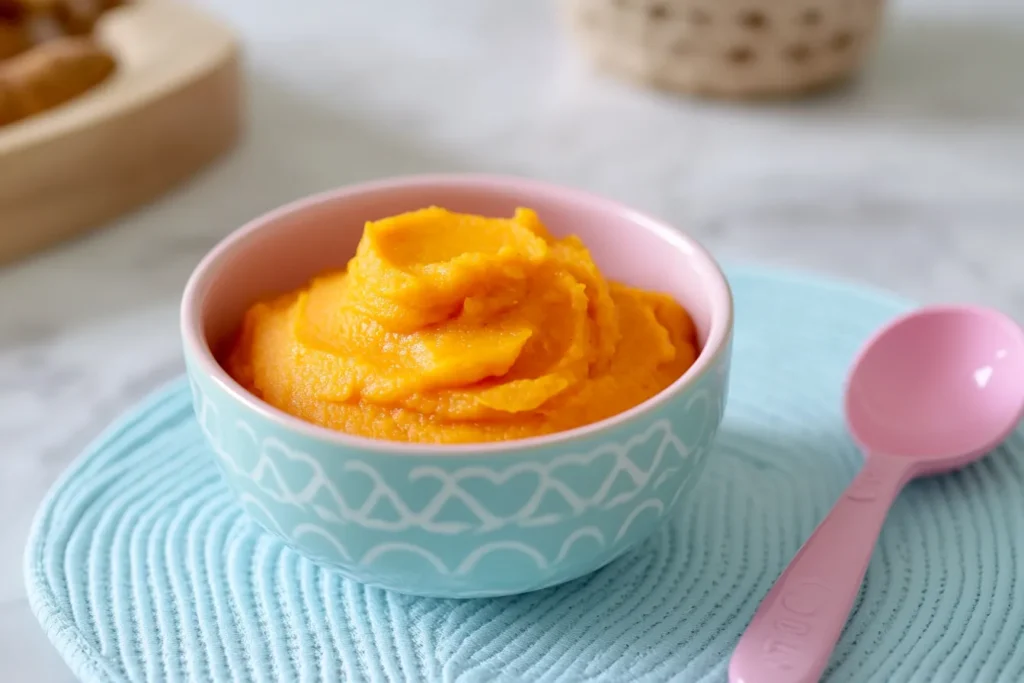 Sweet potato salad with avocado and greens