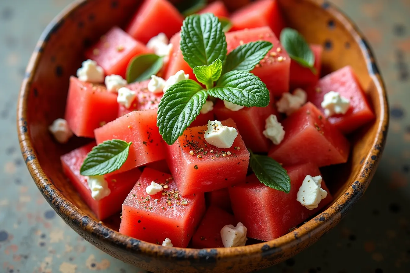 Watermelon with Tajín: A Zesty Summer Delight
