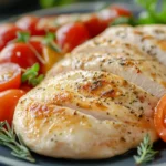 Nutrition label showing macros of 3 oz chicken breast