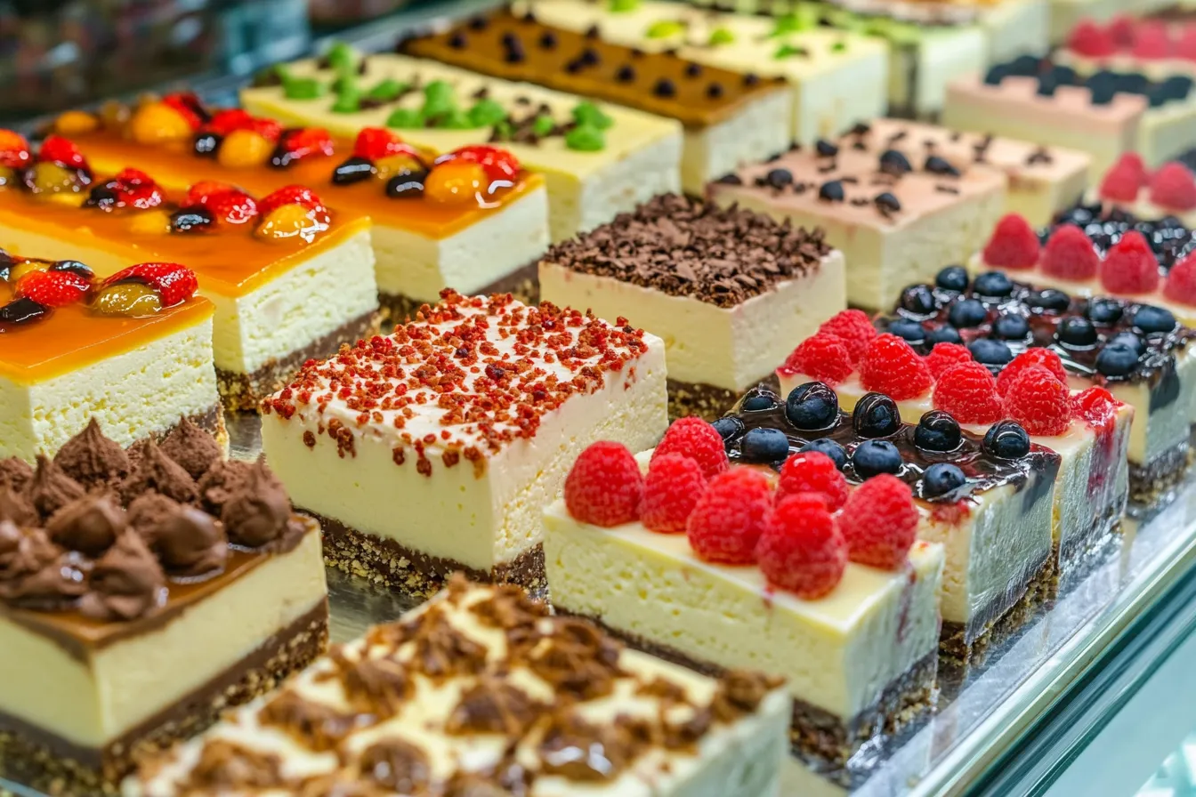 Cheesecake Lady dessert display