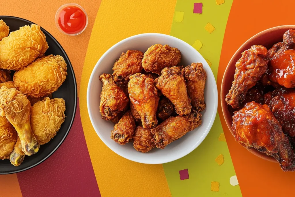 Fast food restaurant logos: Popeyes, Zaxby’s, Buffalo Wild Wings