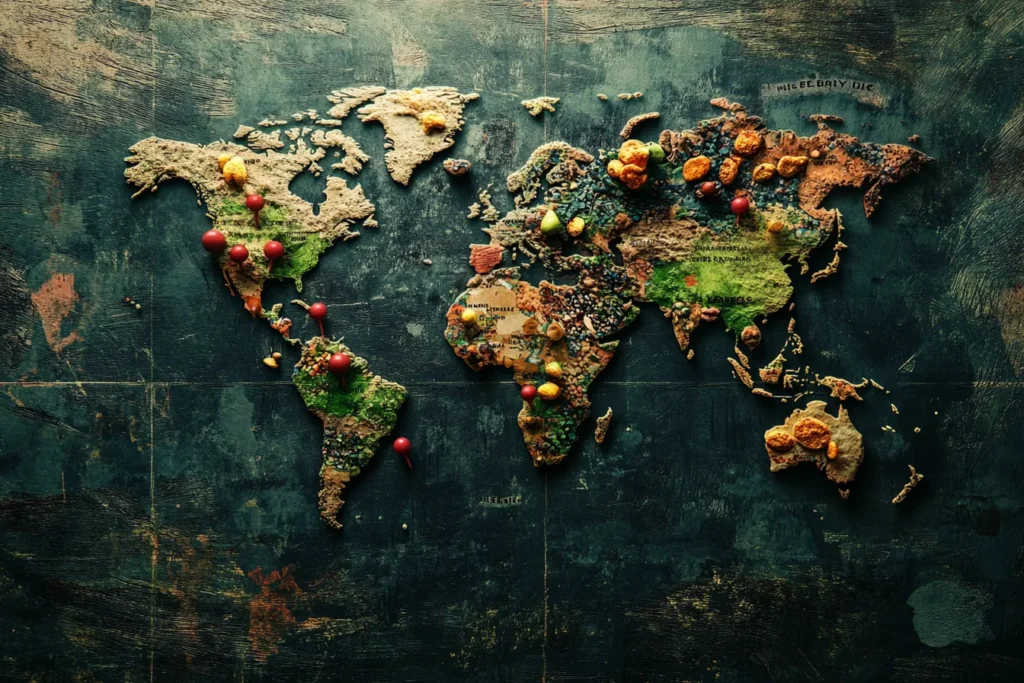 Map showing Ferrero’s acquisitions worldwide