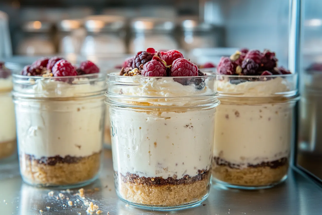 Protein cheesecake storage