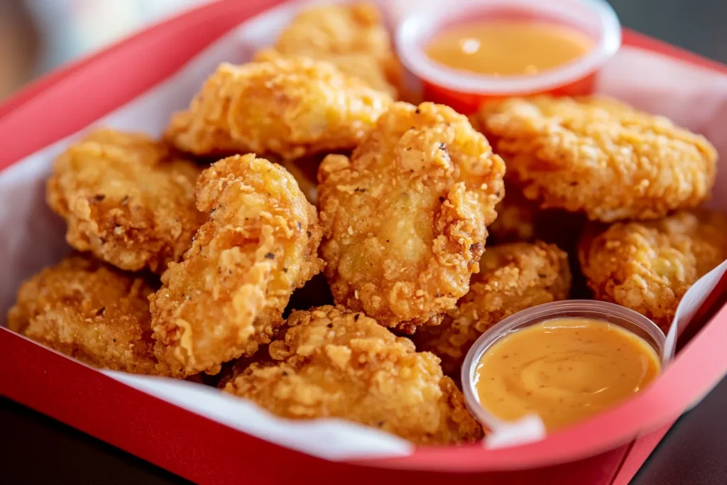KFC Fried Pickles Close-Up