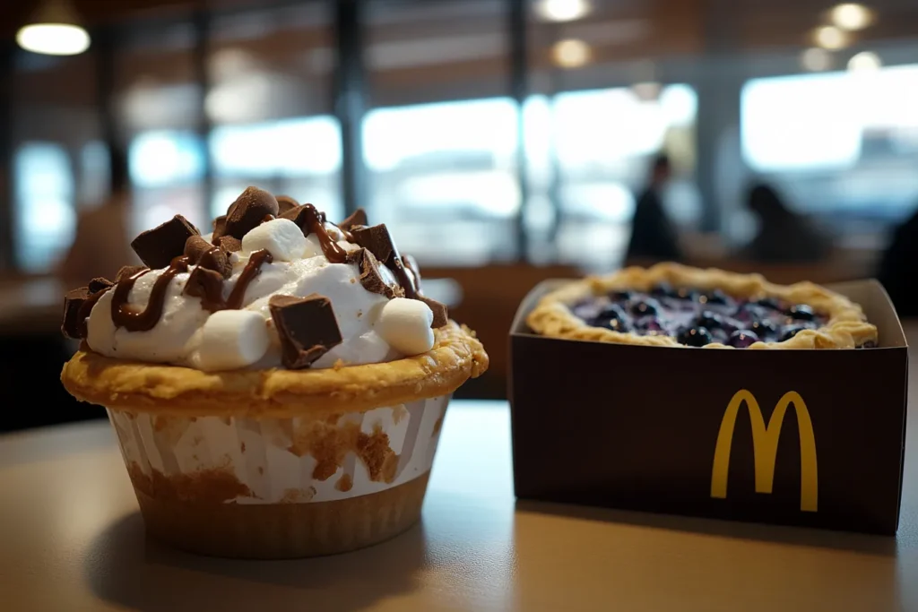 McDonald’s S’mores McFlurry and Blueberry Pie