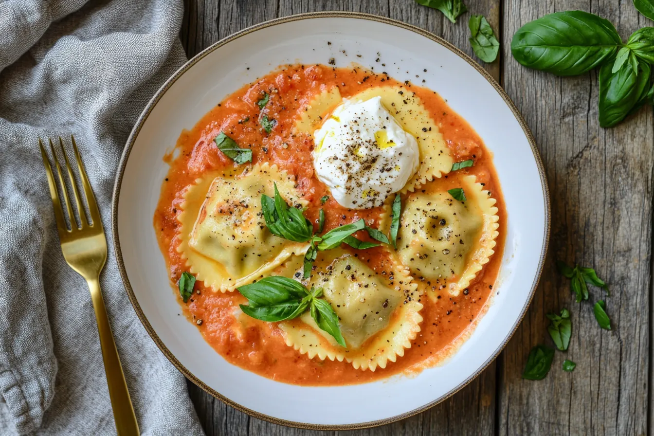 Trader Joe’s Tomato & Burrata Ravioloni Recipe You’ll Love