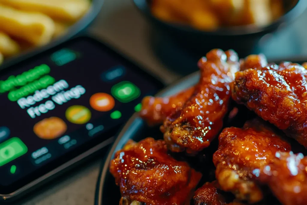 Wingstop rewards points dashboard and membership screen